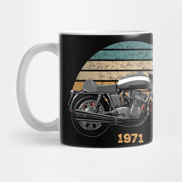 1971 MV Agusta 750S Vintage Motorcycle Design by Madisen Harvey